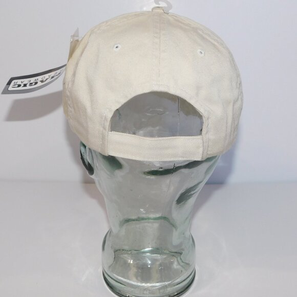 Magic Headwear OS Beige Tan Cotton Embroidered Walleye Fish Hat Cap NEW w Tag - Picture 6 of 9